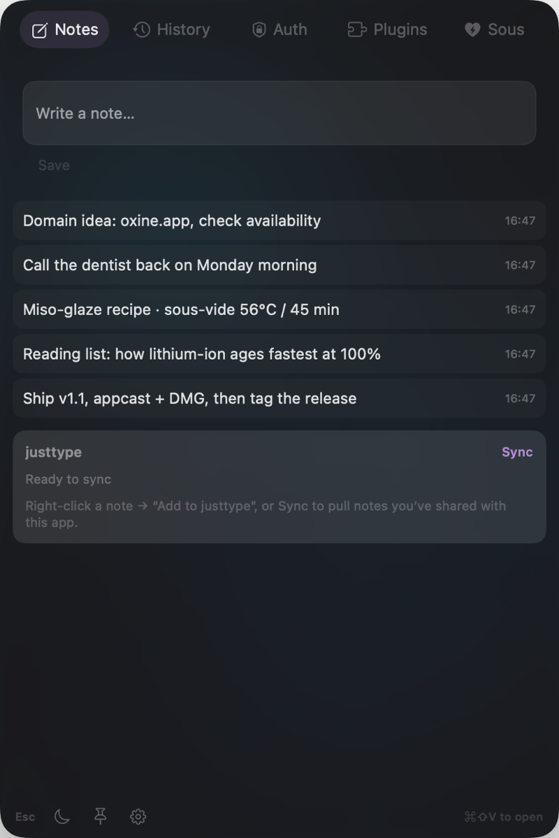 Oxine Quick Notes